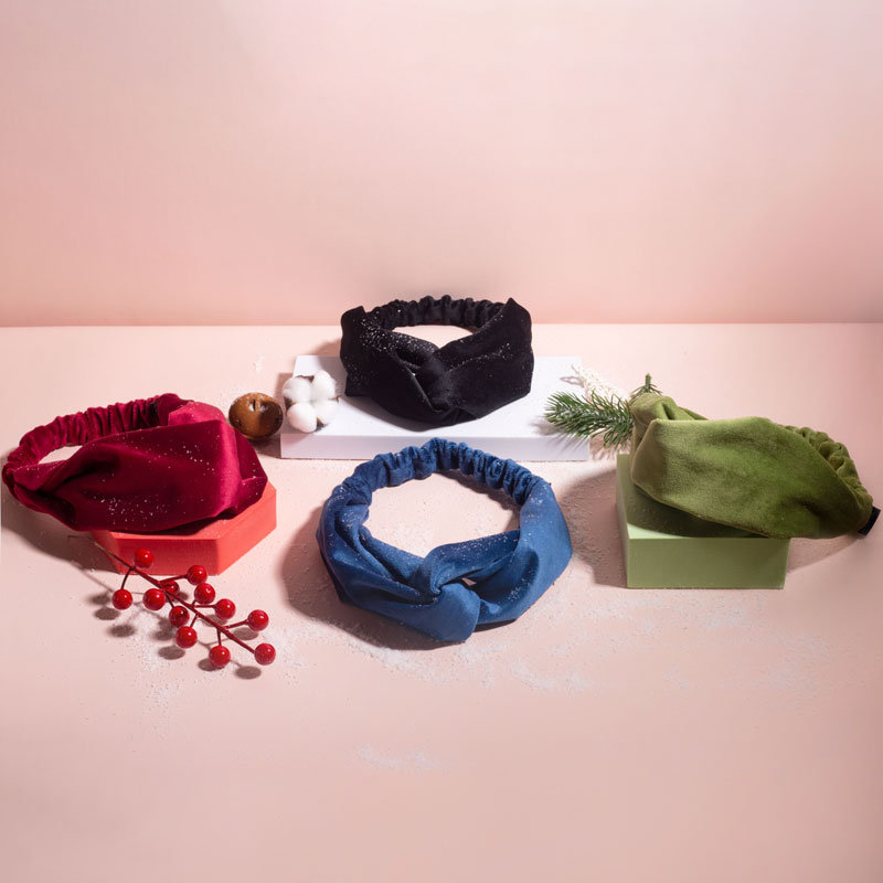 Daily Essential Beauty Headbands RPET Velvet - BEA045