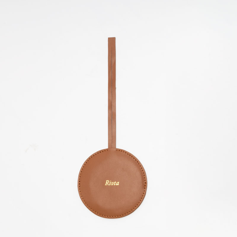 Stylish Luggage Tag Bamboo Leather - TRA047