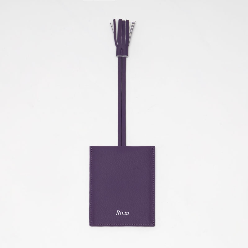 Stylish Luggage Tag Silica Gel Leather - TRA052