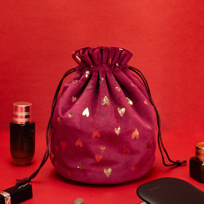 Essential Beauty Drawstring Bag RPET Velvet - CBR277