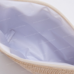 Flat Pouch Cosmetic Bag Straw - CBO086