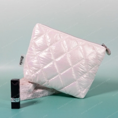 Quilted Pouch Cosmetic Bag Nylon - CBO102