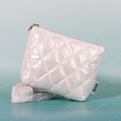Quilted Pouch Cosmetic Bag Nylon - CBO102