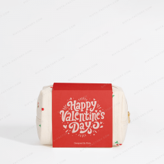 Small Quilted Cosmetic Bag Linen Cotton - CBC202
