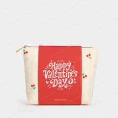 Quilted Cosmetic Bag Linen Cotton - CBC203