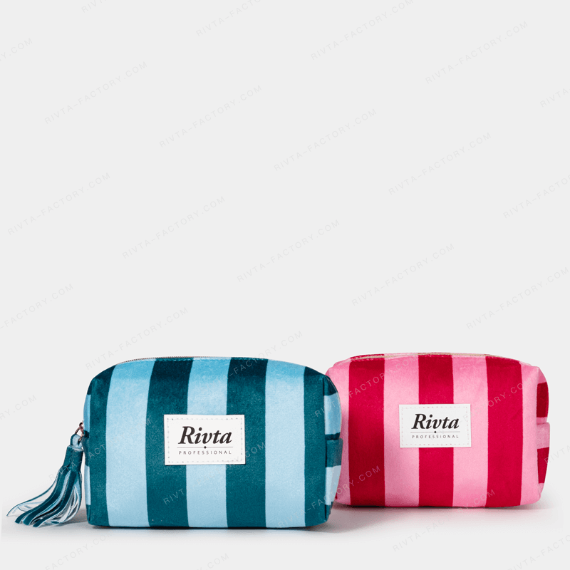 Samll Print Cosmetic Bag RPET Velvet - CBR320