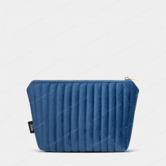 Quilted Cosmetic Bag RPET Velvet - CBR317