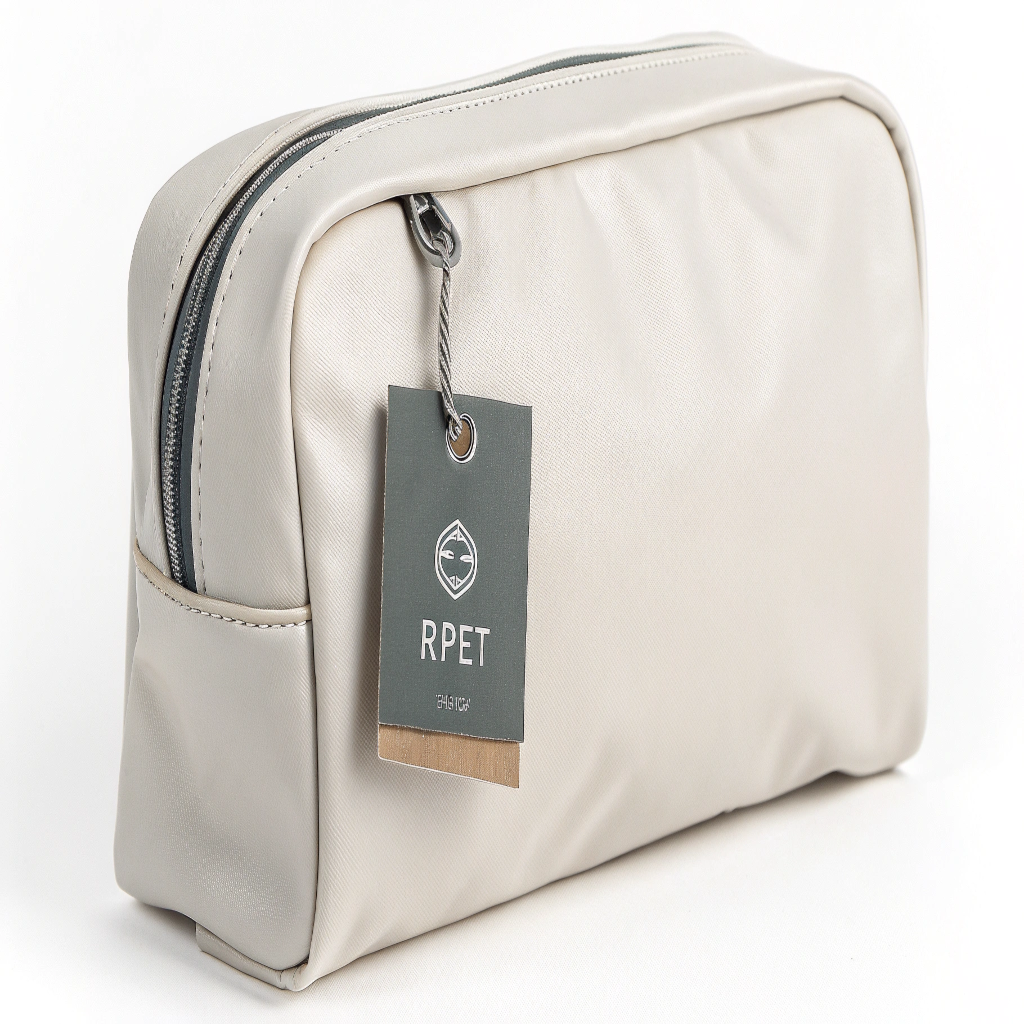 Sustainable RPET Recycled Makeup Bags