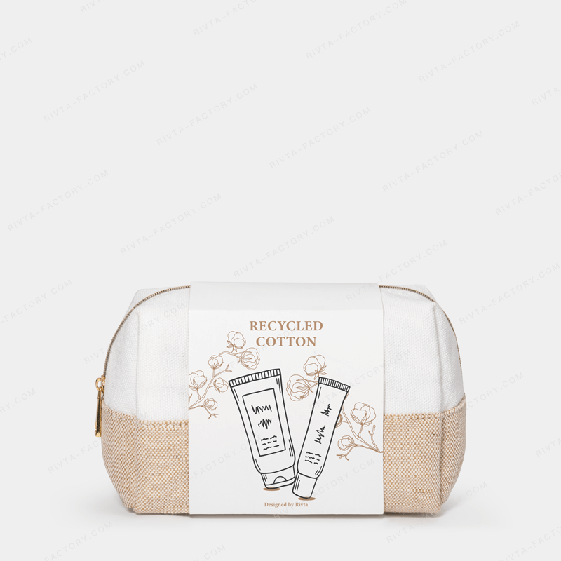 Recycled Cosmetic Bag With Paper Sleeve - CBC210