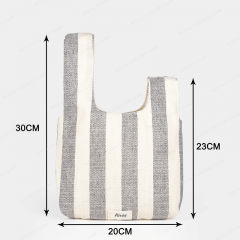 Medium Pouch Cosmetic Bag Cotton Linen - CBC196