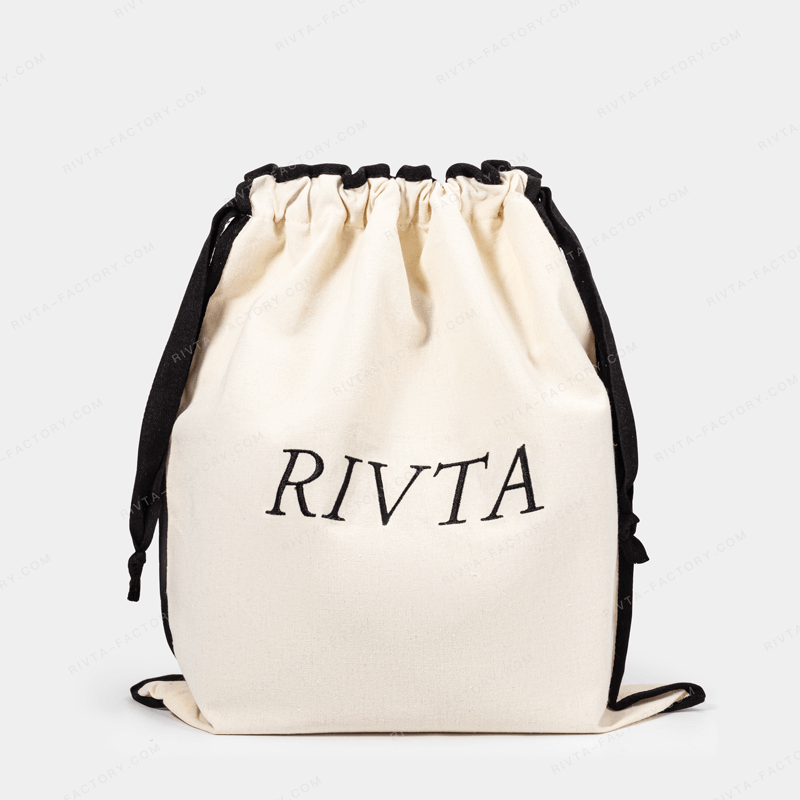 Recycled Cotton Dust bags Drawstring Bag - CBC206
